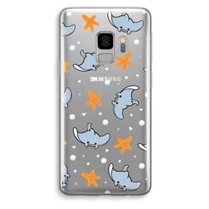 CaseCompany Manta: Samsung Galaxy S9 Transparant Hoesje