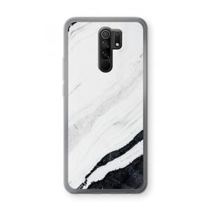 CaseCompany Elegante marmer: Xiaomi Redmi 9 Transparant Hoesje