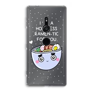 CaseCompany I'm A Hopeless Ramen-Tic For You: Sony Xperia XZ2 Transparant Hoesje