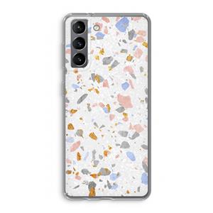 CaseCompany Terrazzo N°8: Samsung Galaxy S21 Transparant Hoesje