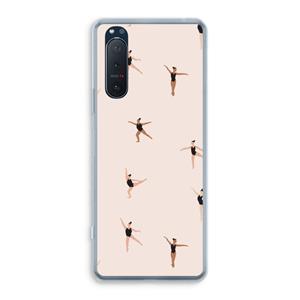 CaseCompany Dancing #1: Sony Xperia 5 II Transparant Hoesje