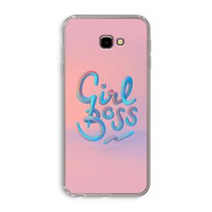 CaseCompany Girl boss: Samsung Galaxy J4 Plus Transparant Hoesje
