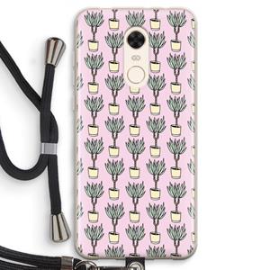 CaseCompany Boompje: Xiaomi Redmi 5 Transparant Hoesje met koord