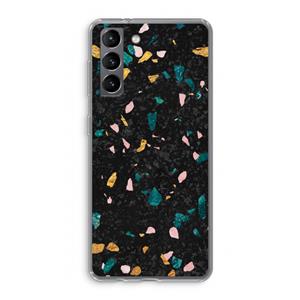 CaseCompany Terrazzo N°10: Samsung Galaxy S21 Transparant Hoesje