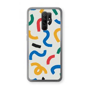 CaseCompany Illustratieve pop 2: Xiaomi Redmi 9 Transparant Hoesje
