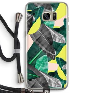 CaseCompany Fantasie jungle: Samsung Galaxy S7 Edge Transparant Hoesje met koord