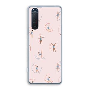 CaseCompany Dancing #3: Sony Xperia 5 II Transparant Hoesje