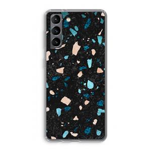 CaseCompany Terrazzo N°11: Samsung Galaxy S21 Transparant Hoesje