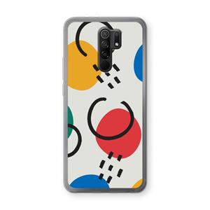 CaseCompany Illustratieve pop 3: Xiaomi Redmi 9 Transparant Hoesje