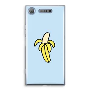 CaseCompany Banana: Sony Xperia XZ1 Transparant Hoesje