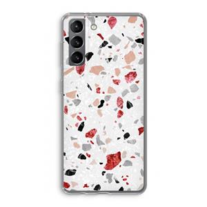 CaseCompany Terrazzo N°12: Samsung Galaxy S21 Transparant Hoesje