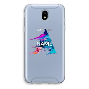 CaseCompany Abstract Spectrum: Samsung Galaxy J5 (2017) Transparant Hoesje