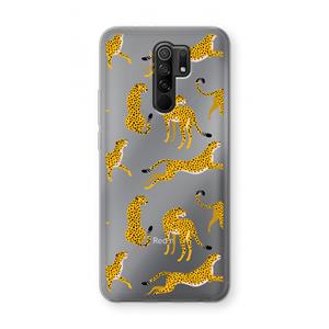 CaseCompany Luipaard: Xiaomi Redmi 9 Transparant Hoesje