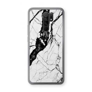 CaseCompany Witte marmer 2: Xiaomi Redmi 9 Transparant Hoesje