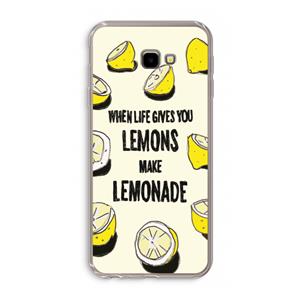 CaseCompany Lemonade: Samsung Galaxy J4 Plus Transparant Hoesje