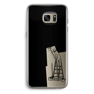 CaseCompany Musketon Painter: Samsung Galaxy S7 Edge Transparant Hoesje
