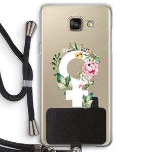 CaseCompany Venus: Samsung Galaxy A5 (2016) Transparant Hoesje met koord