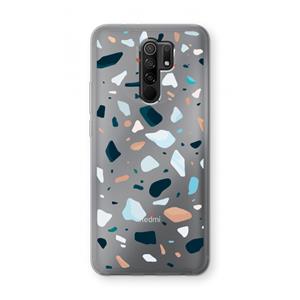 CaseCompany Terrazzo N°13: Xiaomi Redmi 9 Transparant Hoesje