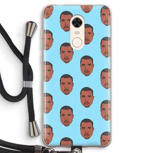CaseCompany Kanye Call Me℃: Xiaomi Redmi 5 Transparant Hoesje met koord