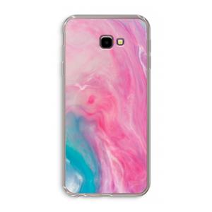 CaseCompany Roze explosie: Samsung Galaxy J4 Plus Transparant Hoesje