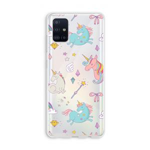 CaseCompany Fantasiewereld: Galaxy A51 4G Transparant Hoesje