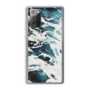 CaseCompany Golven: Samsung Galaxy Note 20 / Note 20 5G Transparant Hoesje