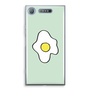 CaseCompany Spiegelei: Sony Xperia XZ1 Transparant Hoesje