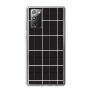 CaseCompany Rooster 2: Samsung Galaxy Note 20 / Note 20 5G Transparant Hoesje