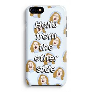 CaseCompany Hello: iPhone 8 Volledig Geprint Hoesje