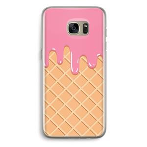 CaseCompany Ice cream: Samsung Galaxy S7 Edge Transparant Hoesje