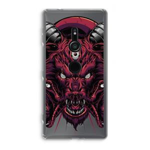 CaseCompany Hell Hound and Serpents: Sony Xperia XZ2 Transparant Hoesje