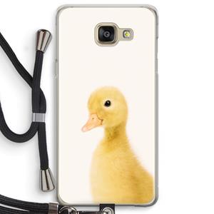 CaseCompany Duke: Samsung Galaxy A5 (2016) Transparant Hoesje met koord
