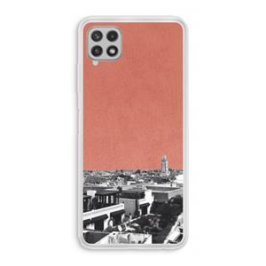 CaseCompany Marrakech Skyline : Samsung Galaxy A22 4G Transparant Hoesje
