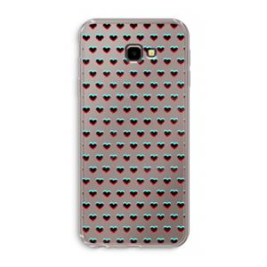 CaseCompany Hartjes: Samsung Galaxy J4 Plus Transparant Hoesje