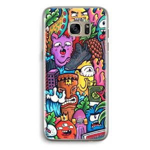 CaseCompany Vexx Mixtape: Samsung Galaxy S7 Edge Transparant Hoesje
