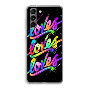 CaseCompany Loves: Samsung Galaxy S21 Transparant Hoesje