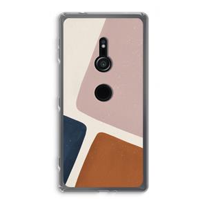 CaseCompany Geo #2: Sony Xperia XZ2 Transparant Hoesje