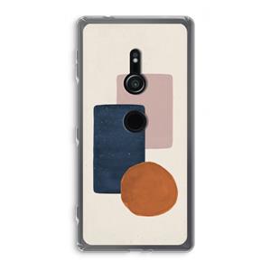 CaseCompany Geo #3: Sony Xperia XZ2 Transparant Hoesje