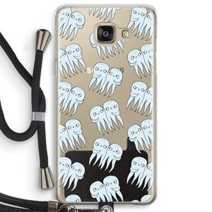 CaseCompany Octopussen: Samsung Galaxy A5 (2016) Transparant Hoesje met koord