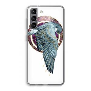 CaseCompany Golden Falcon: Samsung Galaxy S21 Transparant Hoesje