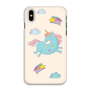 CaseCompany Vliegende eenhoorn: iPhone X Tough Case