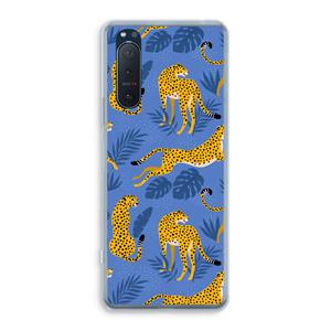 CaseCompany Luipaard: Sony Xperia 5 II Transparant Hoesje