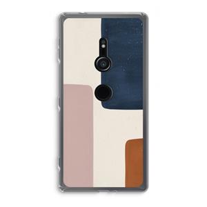 CaseCompany Geo #5: Sony Xperia XZ2 Transparant Hoesje