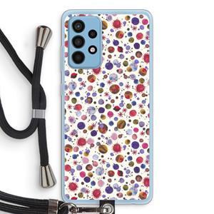 CaseCompany Planets Space: Samsung Galaxy A52 Transparant Hoesje met koord