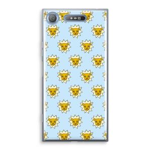 CaseCompany Leeuwenkoppen: Sony Xperia XZ1 Transparant Hoesje