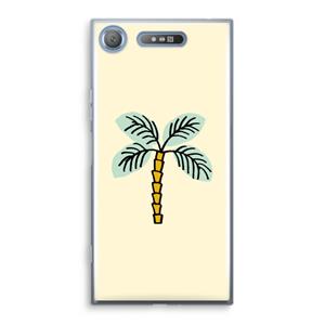CaseCompany Palmboom: Sony Xperia XZ1 Transparant Hoesje
