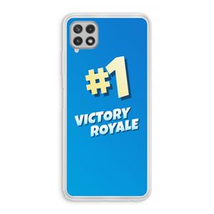 CaseCompany Victory Royale: Samsung Galaxy A22 4G Transparant Hoesje