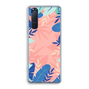 CaseCompany Tropisch: Sony Xperia 5 II Transparant Hoesje