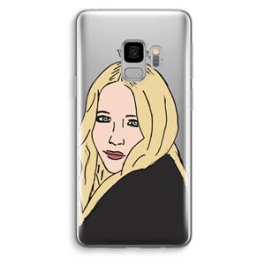 CaseCompany Mary Kate: Samsung Galaxy S9 Transparant Hoesje