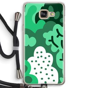 CaseCompany Bushes: Samsung Galaxy A5 (2016) Transparant Hoesje met koord